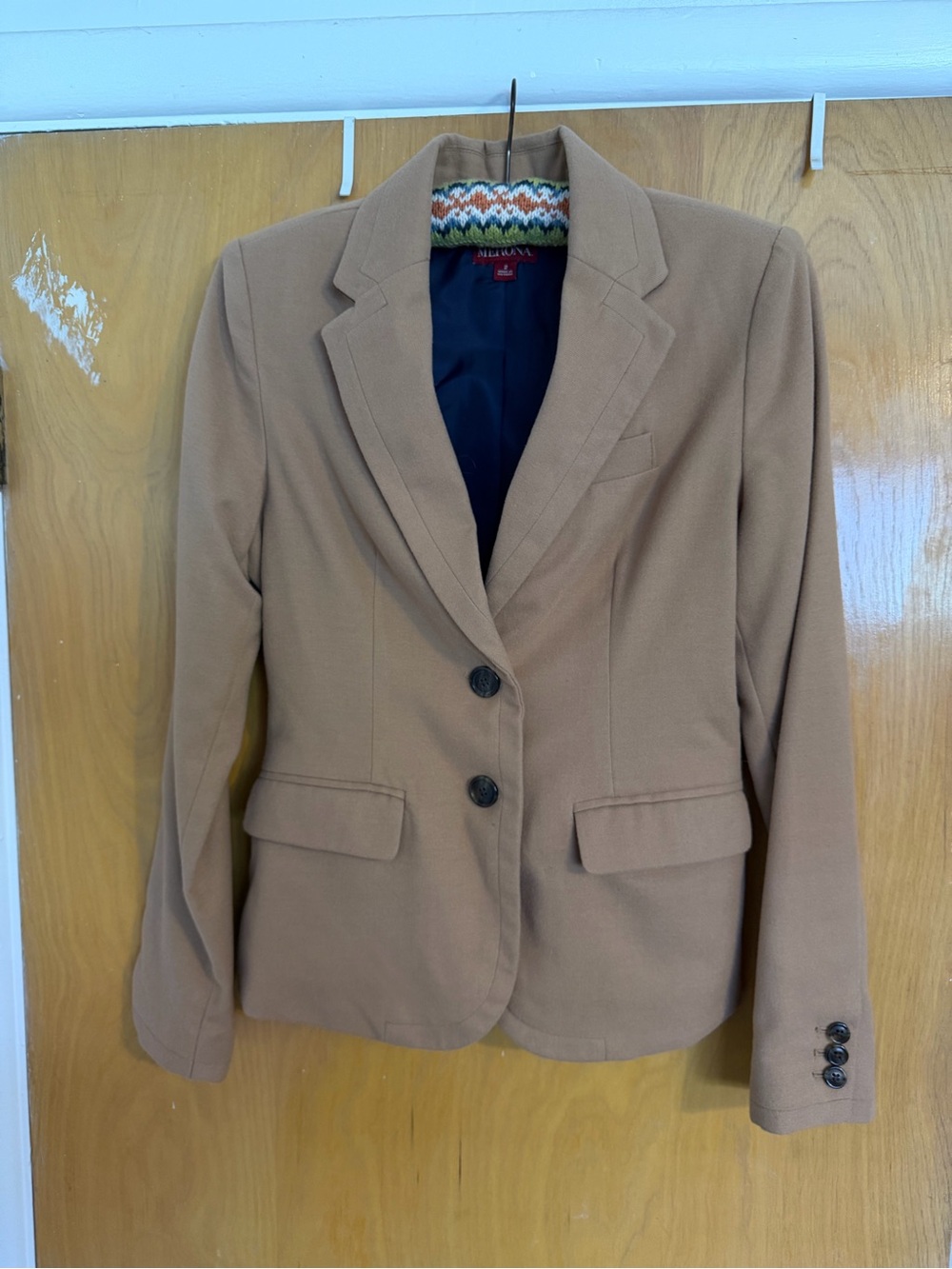 Merona Camel Brown Women's Tailored Blazer